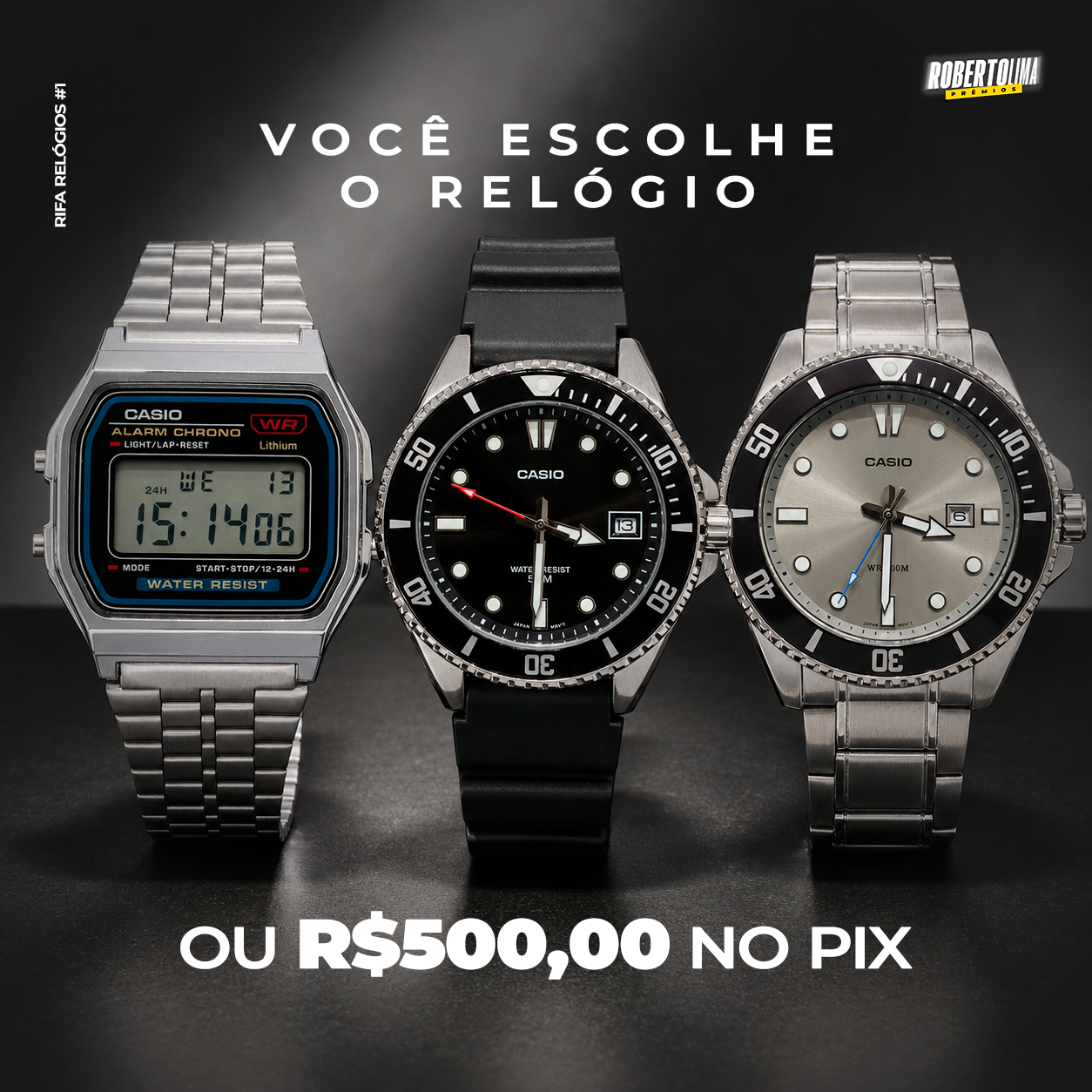 ⌚️ RIFA RELÓGIOS #1